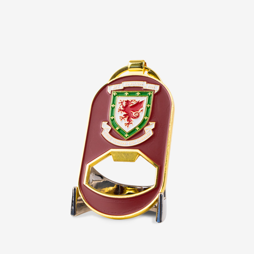 Football Association Wales - 150th Anniversary Bottle Opener Keyring
