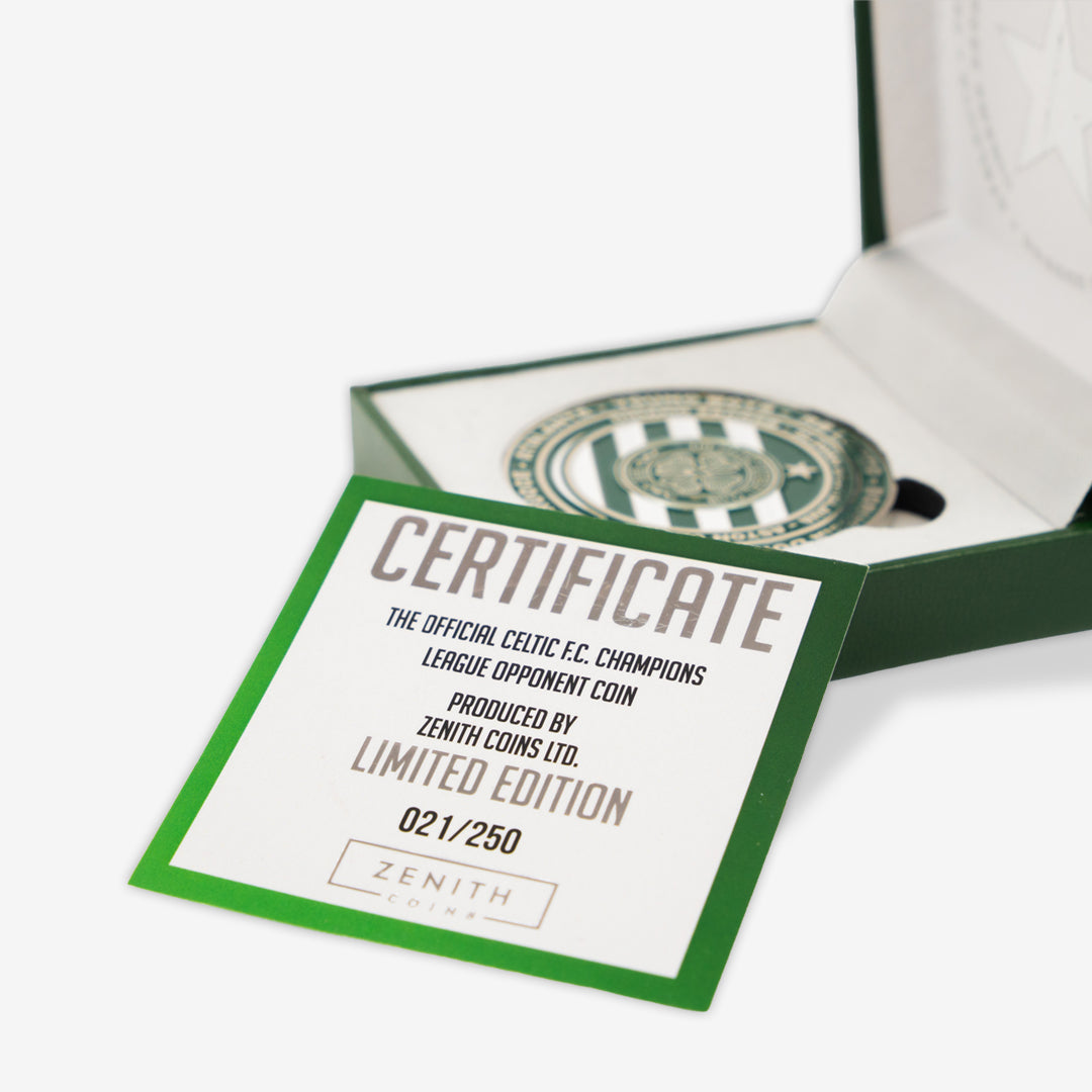 Official Celtic F.C. Champions League 24/25 Opponent Coin