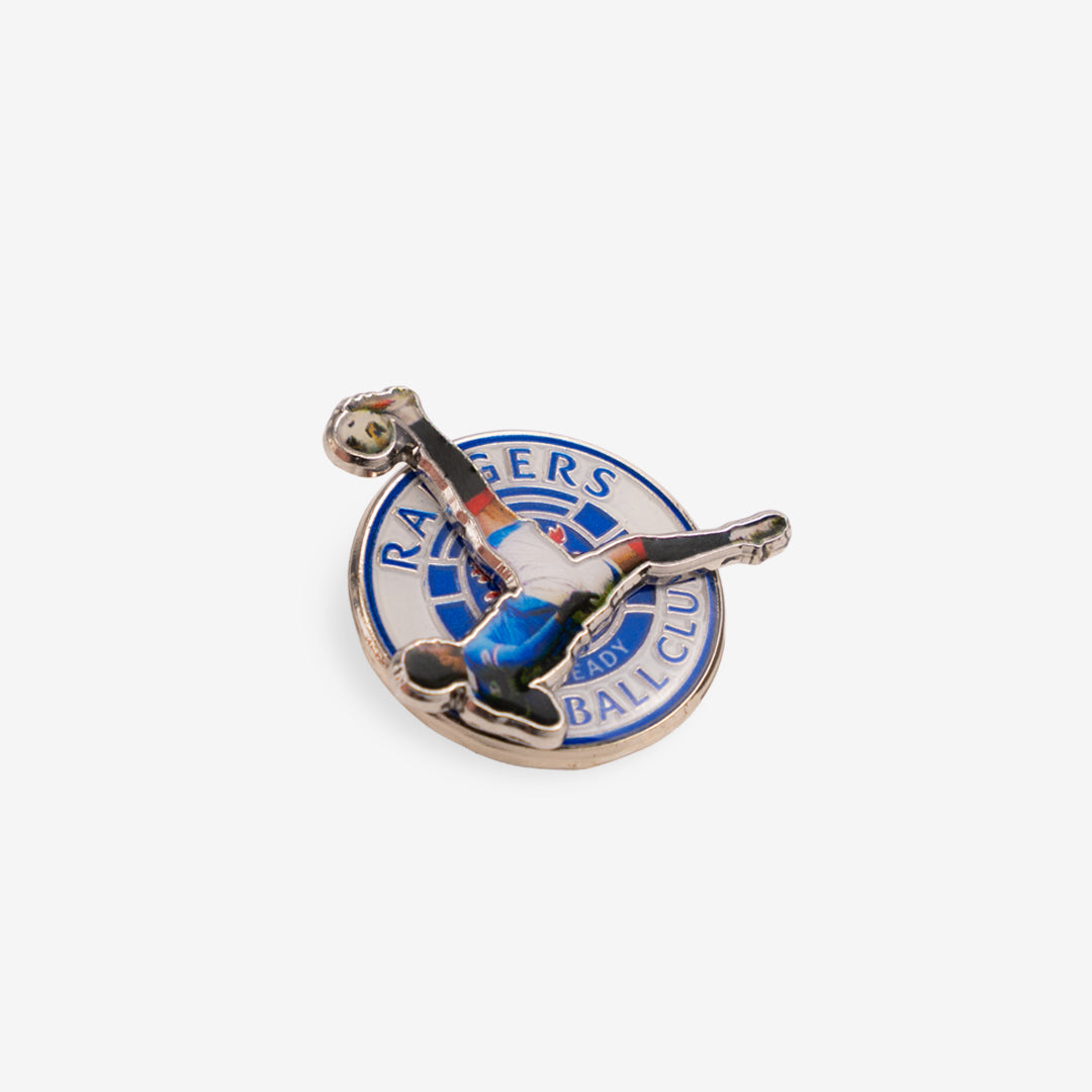 Rangers F.C. - Youssef Chermiti Spinning Pin Badge