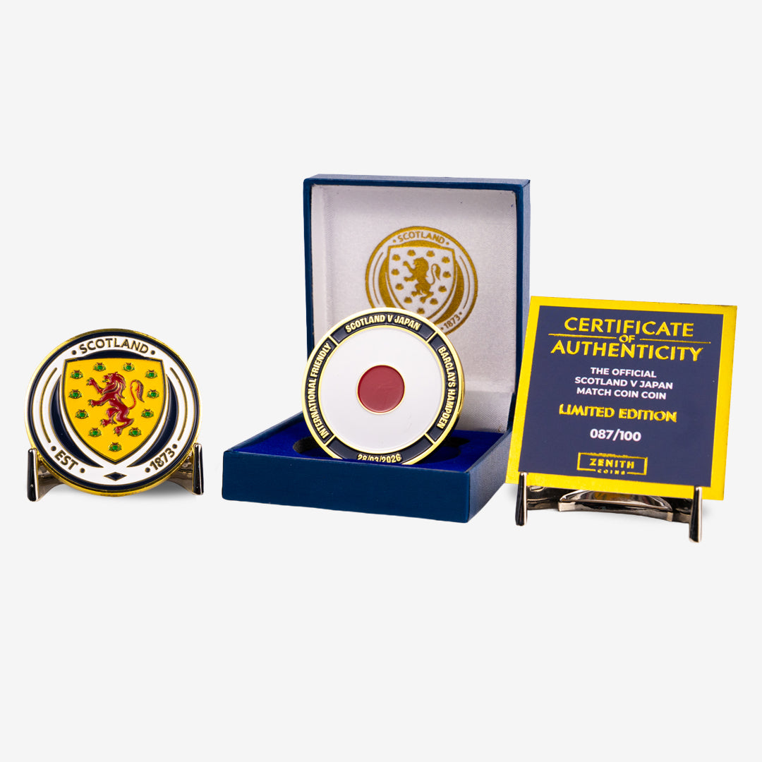 Scotland V Japan 2026 Friendly - Official Match Coin