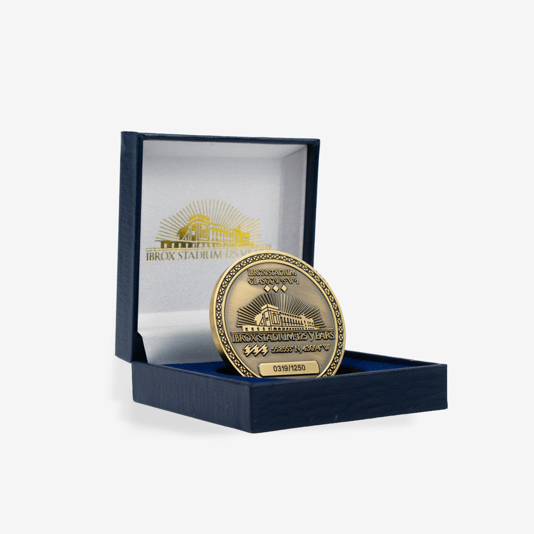 Ibrox 125th Anniversary Coin