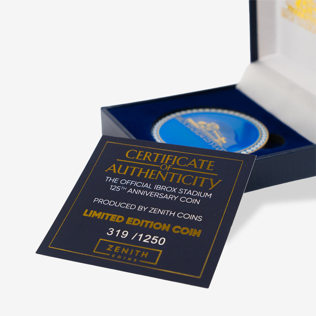 Ibrox 125th Anniversary Coin