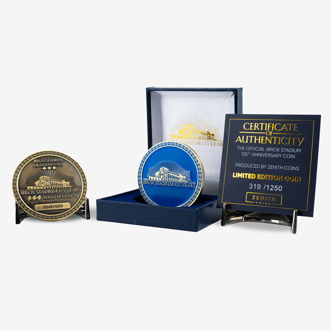 Ibrox 125th Anniversary Coin