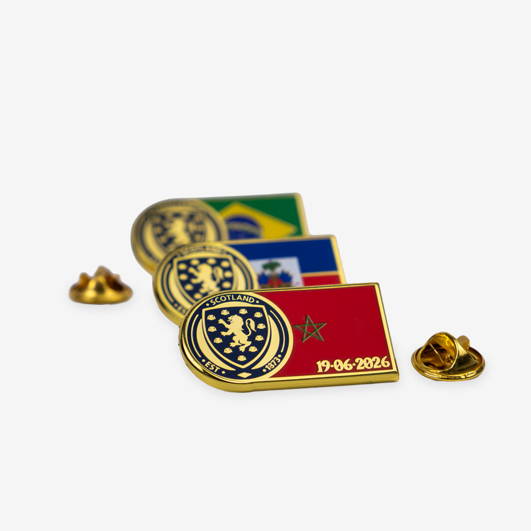 Scotland Group C Scorecard Pin Badge Collection