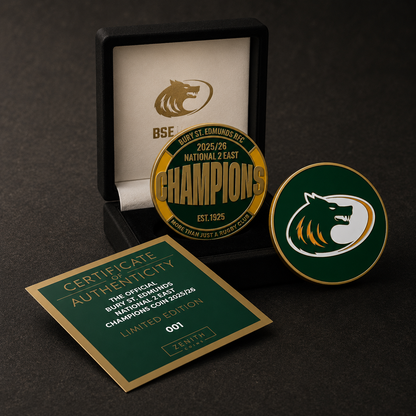 PRE - ORDER | Bury St. Edmunds - Official 2025/26 Champions Coin