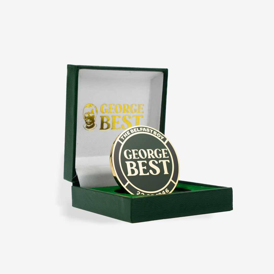 The Official George Best #7 Shirt Coin