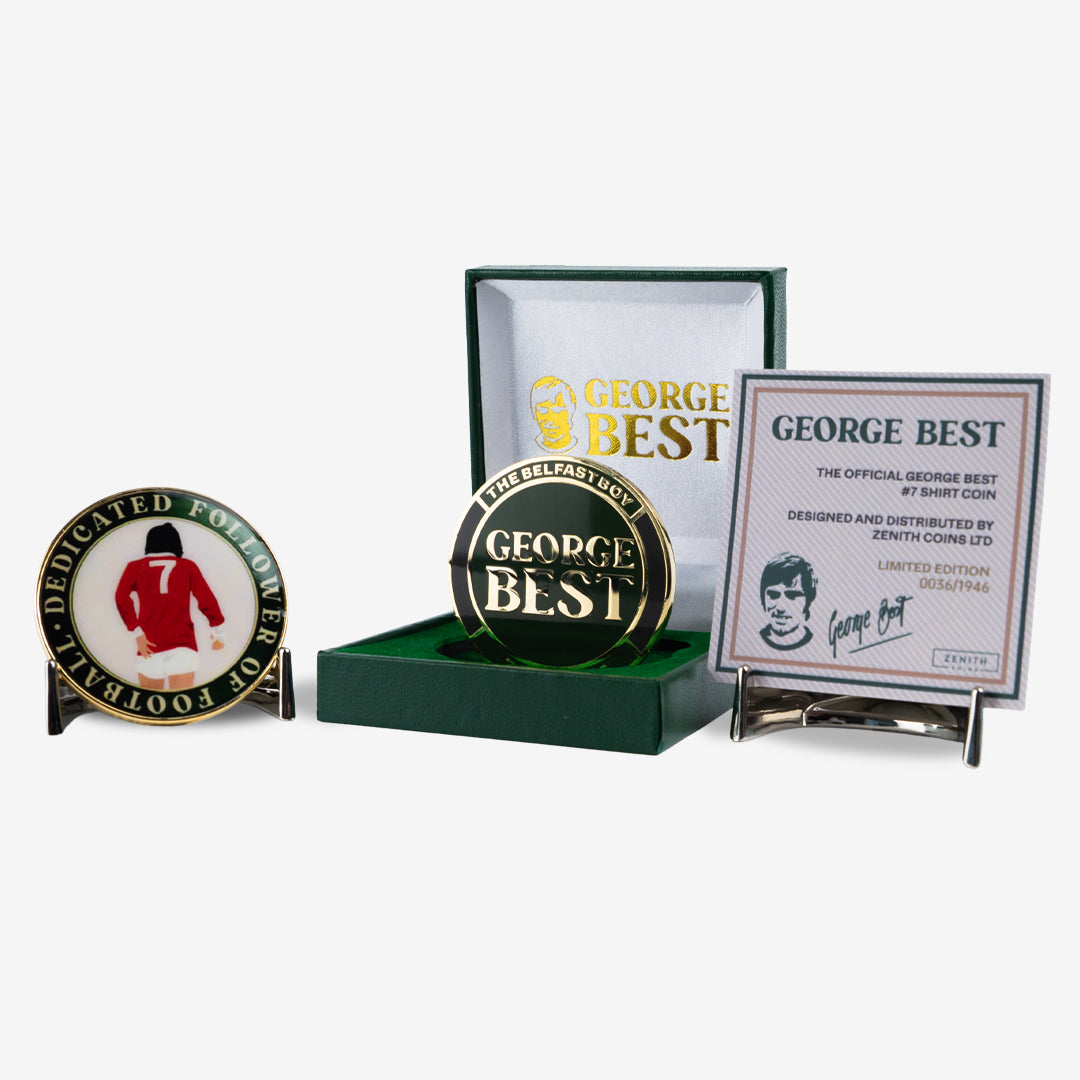 George Best #7 Shirt - Official Coin