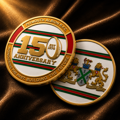PRE - ORDER | Plymouth Albion - Official 2026 150th Anniversary Coin