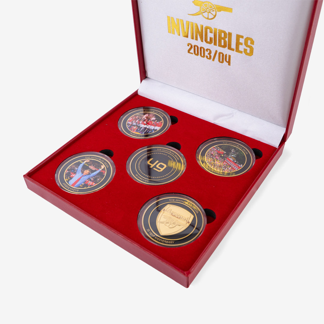 h2h 1st Anniversary イアン セット 2003/04 Arsenal F.C. Invincible Season - Official Coin Collection