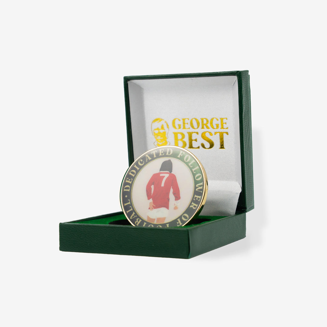 The Official George Best #7 Shirt Coin