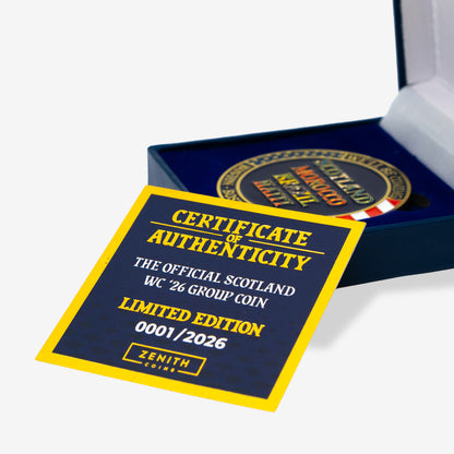 PRE-ORDER - Scotland WC'26 - Official Group Coin