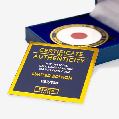 Scotland V Japan 2026 Friendly - Official Match Coin