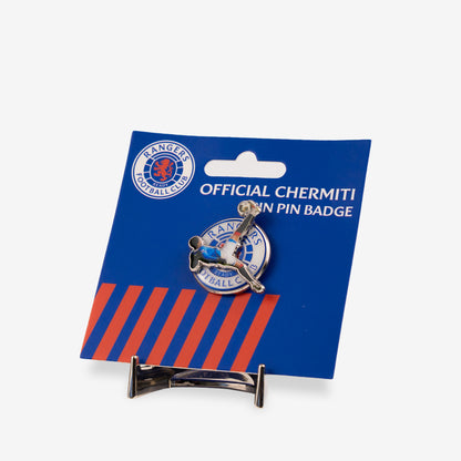 Rangers F.C. - Youssef Chermiti Spinning Pin Badge