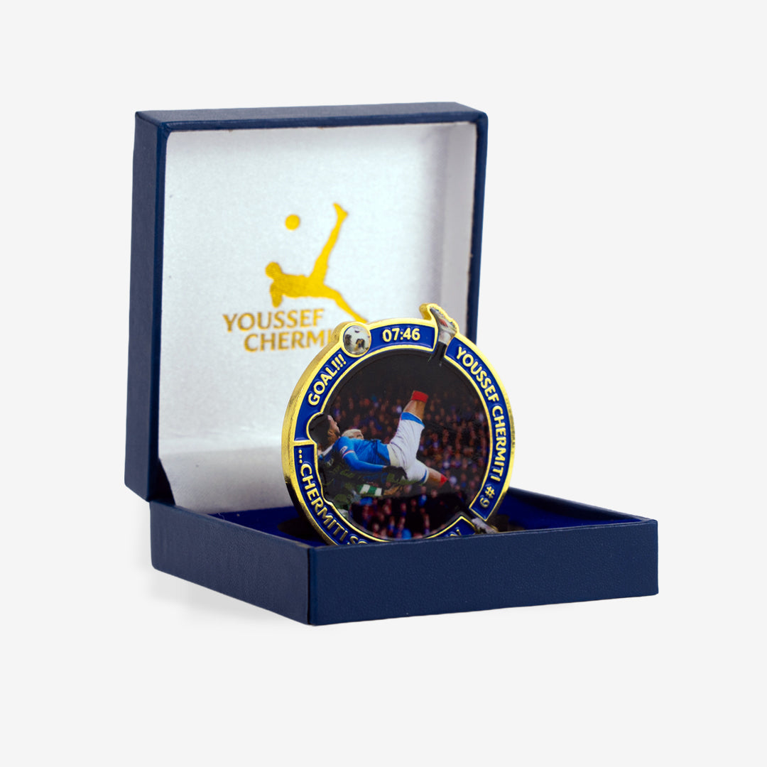 Rangers FC - Official Youssef Chermiti Overhead Kick Coin
