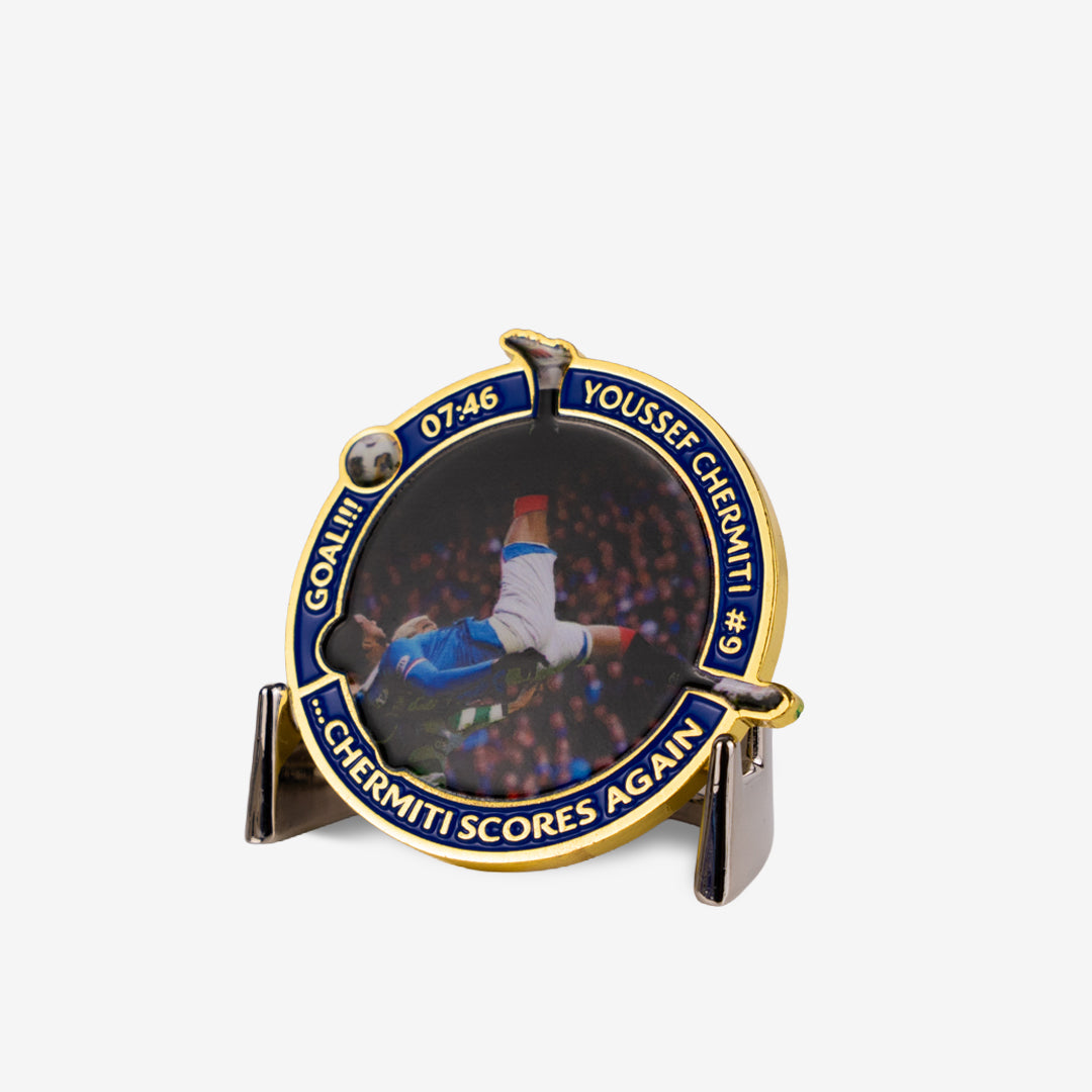 Rangers FC - Official Youssef Chermiti Overhead Kick Coin