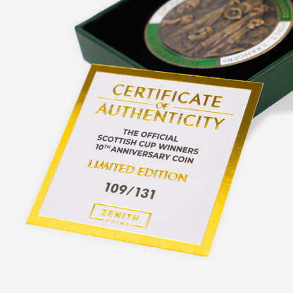 Hibernian FC - Scottish Cup 10th Anniversary Coin