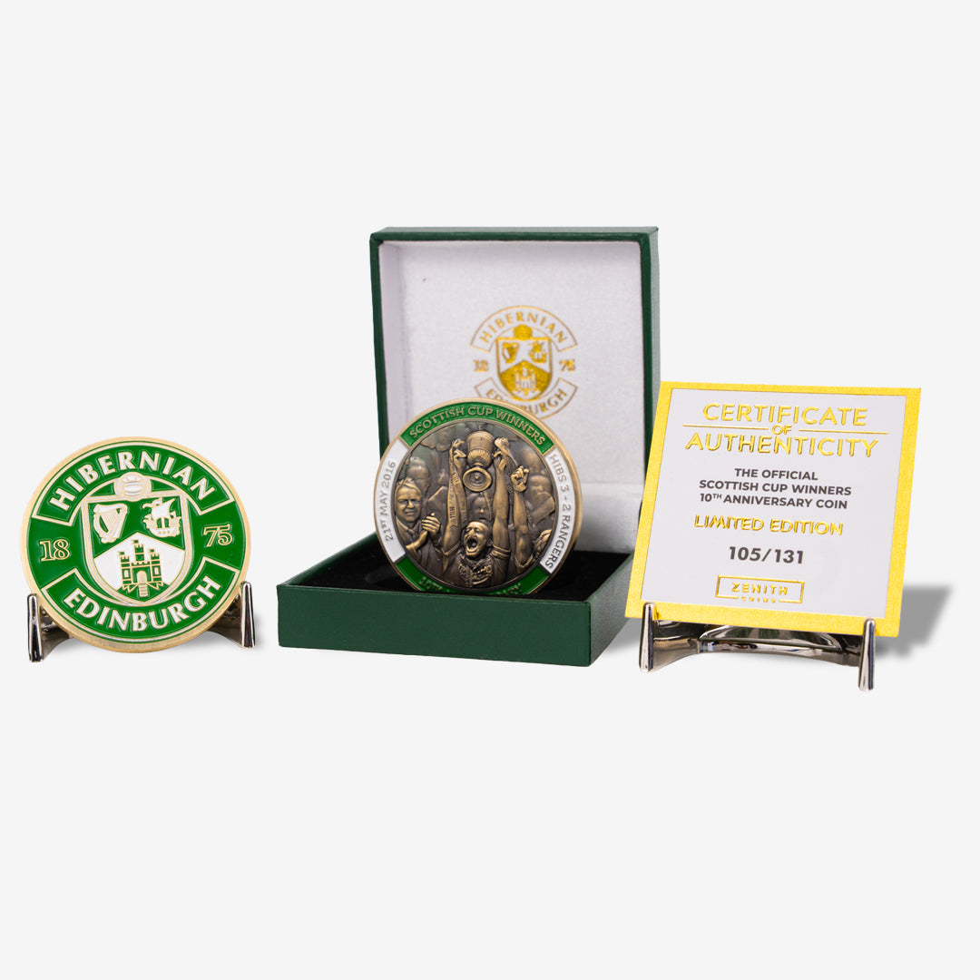 Hibernian FC - Scottish Cup 10th Anniversary Coin