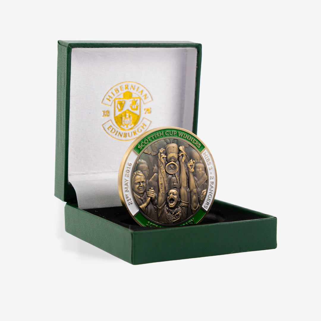 Hibernian FC - Scottish Cup 10th Anniversary Coin