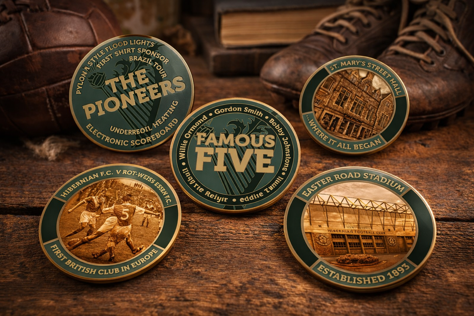 PRE-ORDER NOW - Hibernian FC 150th Anniversary - Official Coin Collection