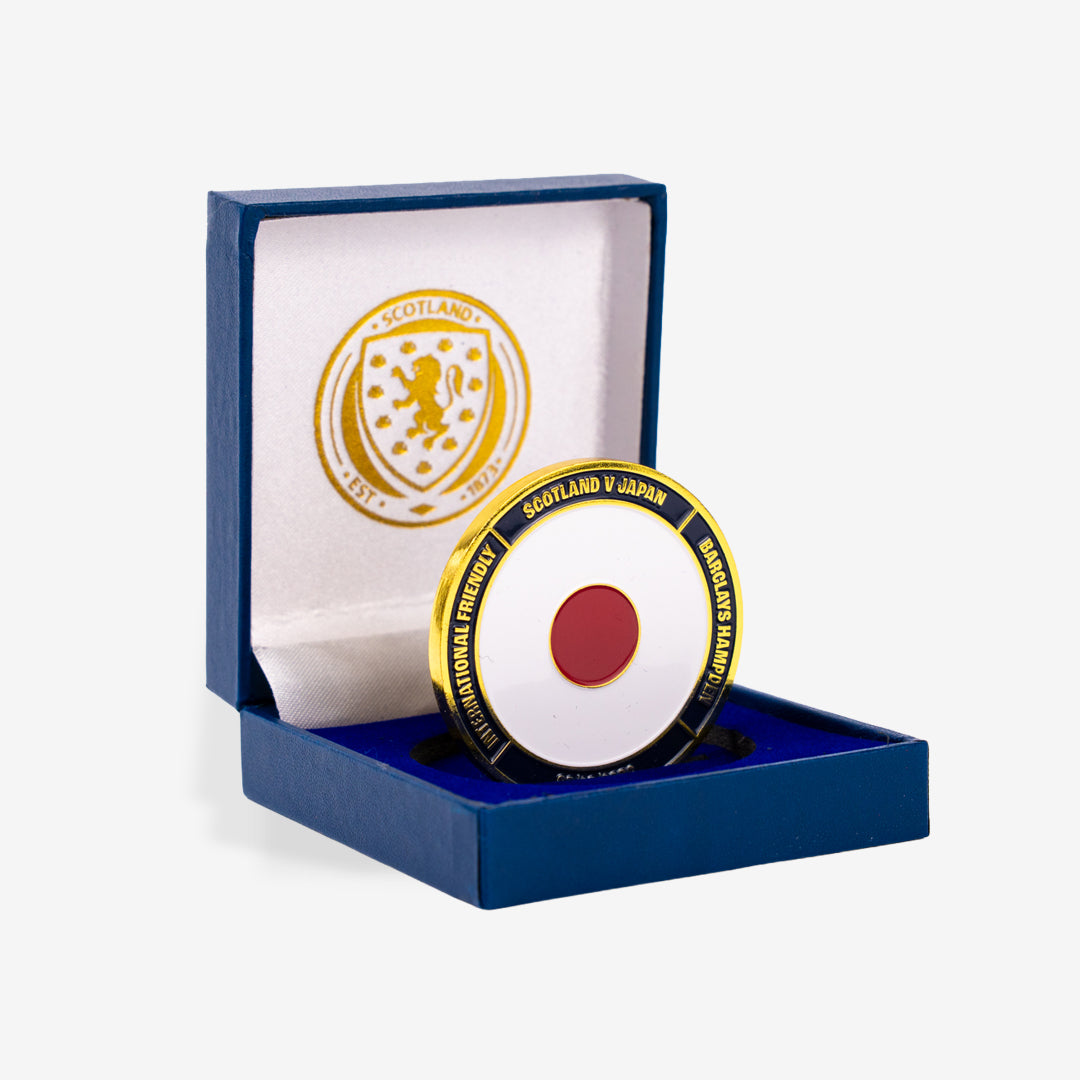 Scotland V Japan 2026 Friendly - Official Match Coin