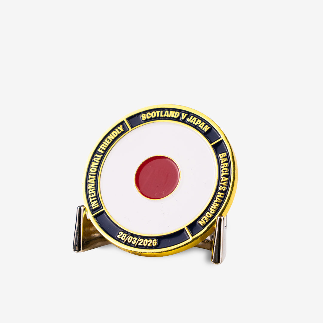 Scotland V Japan 2026 Friendly - Official Match Coin
