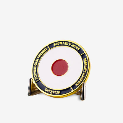 Scotland V Japan 2026 Friendly - Official Match Coin