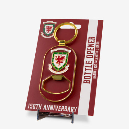 Football Association Wales - 150th Anniversary Bottle Opener Keyring