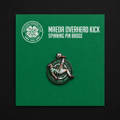 PRE - ORDER Celtic F.C. - Official Daizen Maeda Spinning Pin Badge