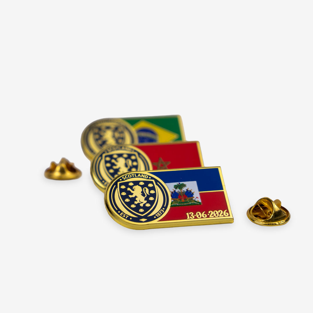 Scotland Group C Scorecard Pin Badge Collection