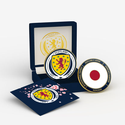 PRE-ORDER - Scotland V Japan 2026 Friendly - Official Match Coin
